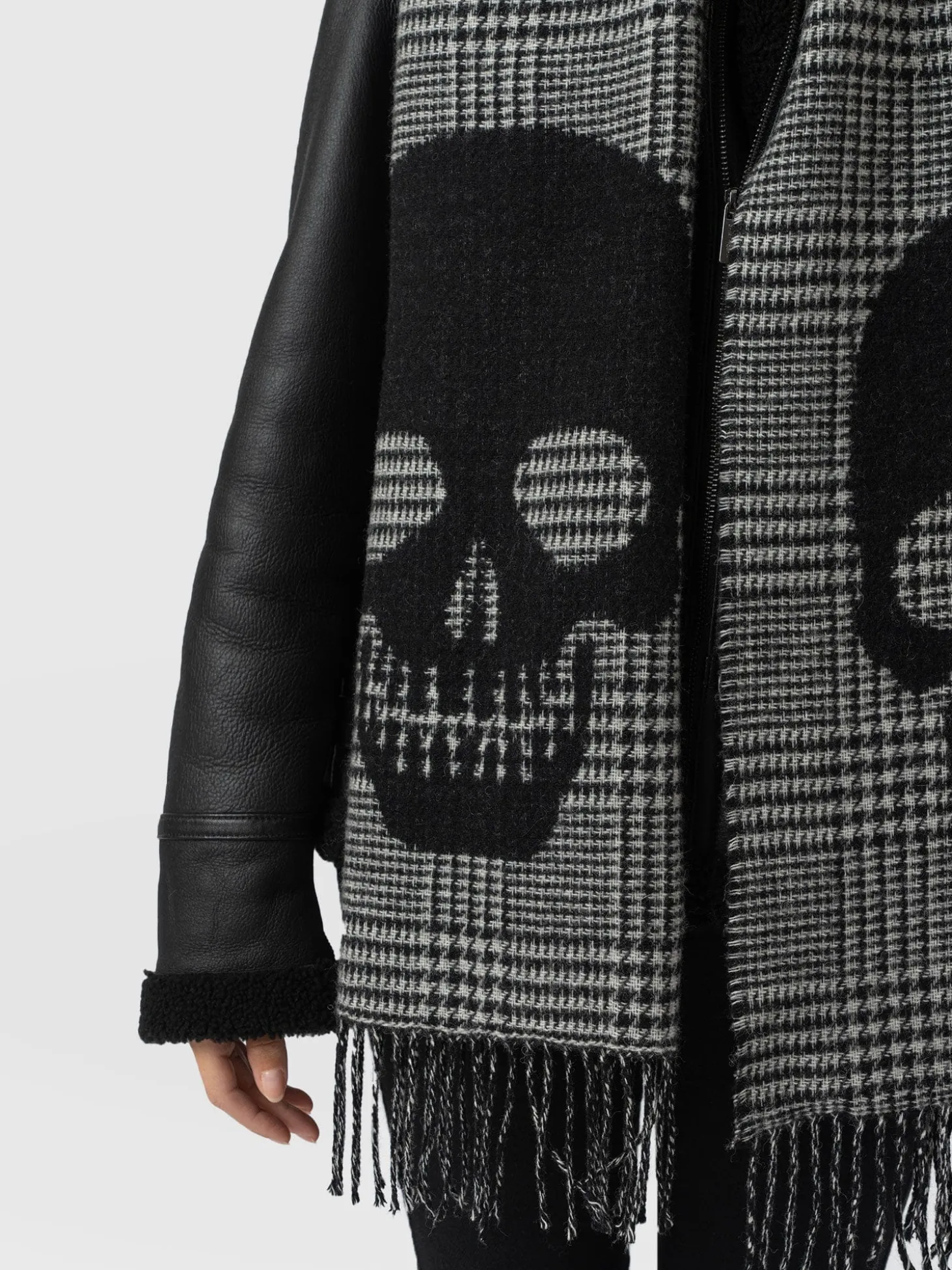 Blake Skull Scarf - Black