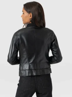 Blane Leather Jacket - Black