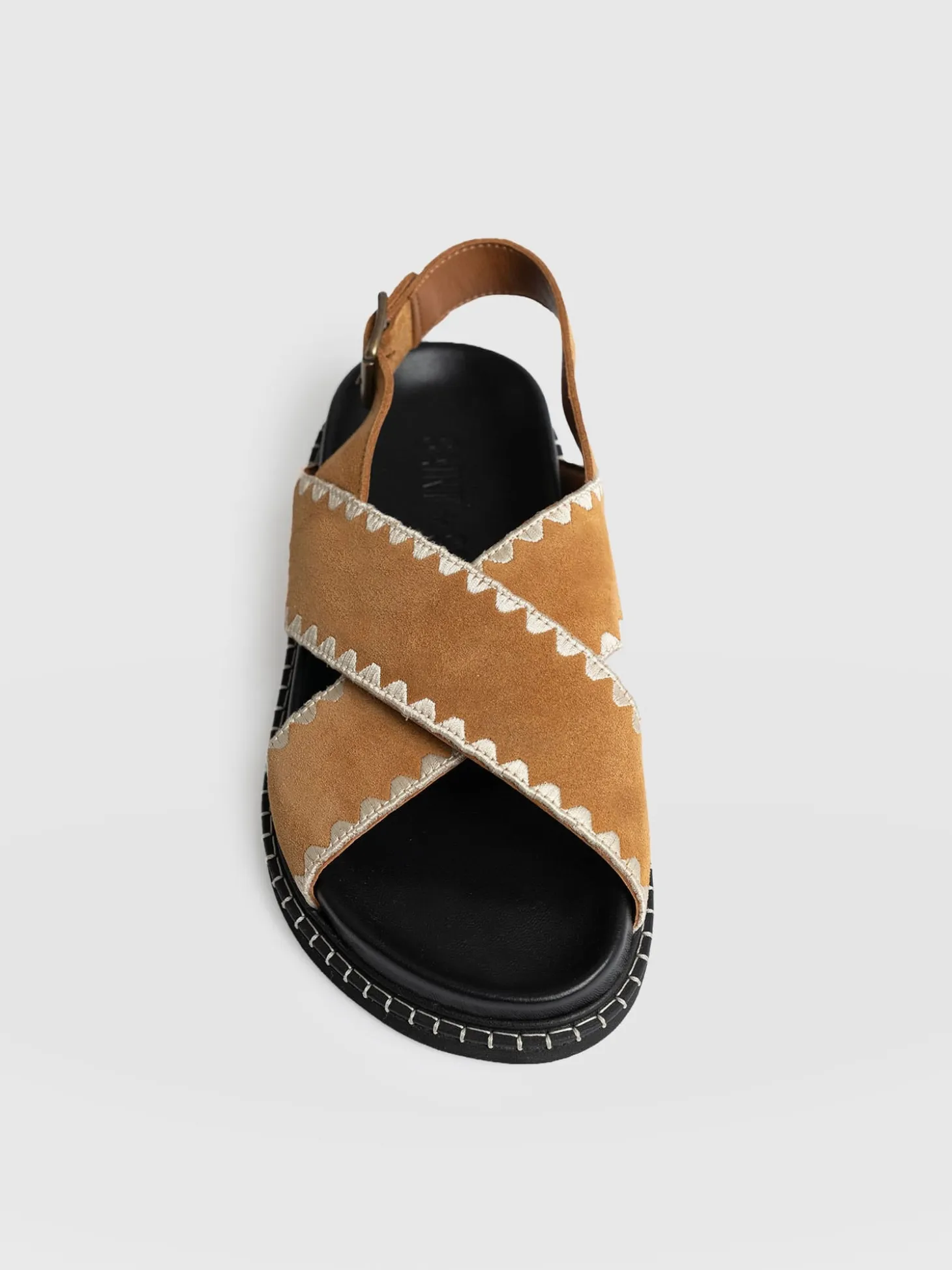 Bonnie Cross Over Sandals - Tan
