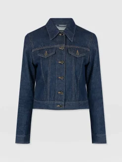 Bowie Denim Jacket - Indigo Blue