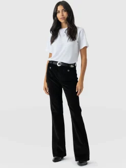 Bowie Flared Pant - Black Cord