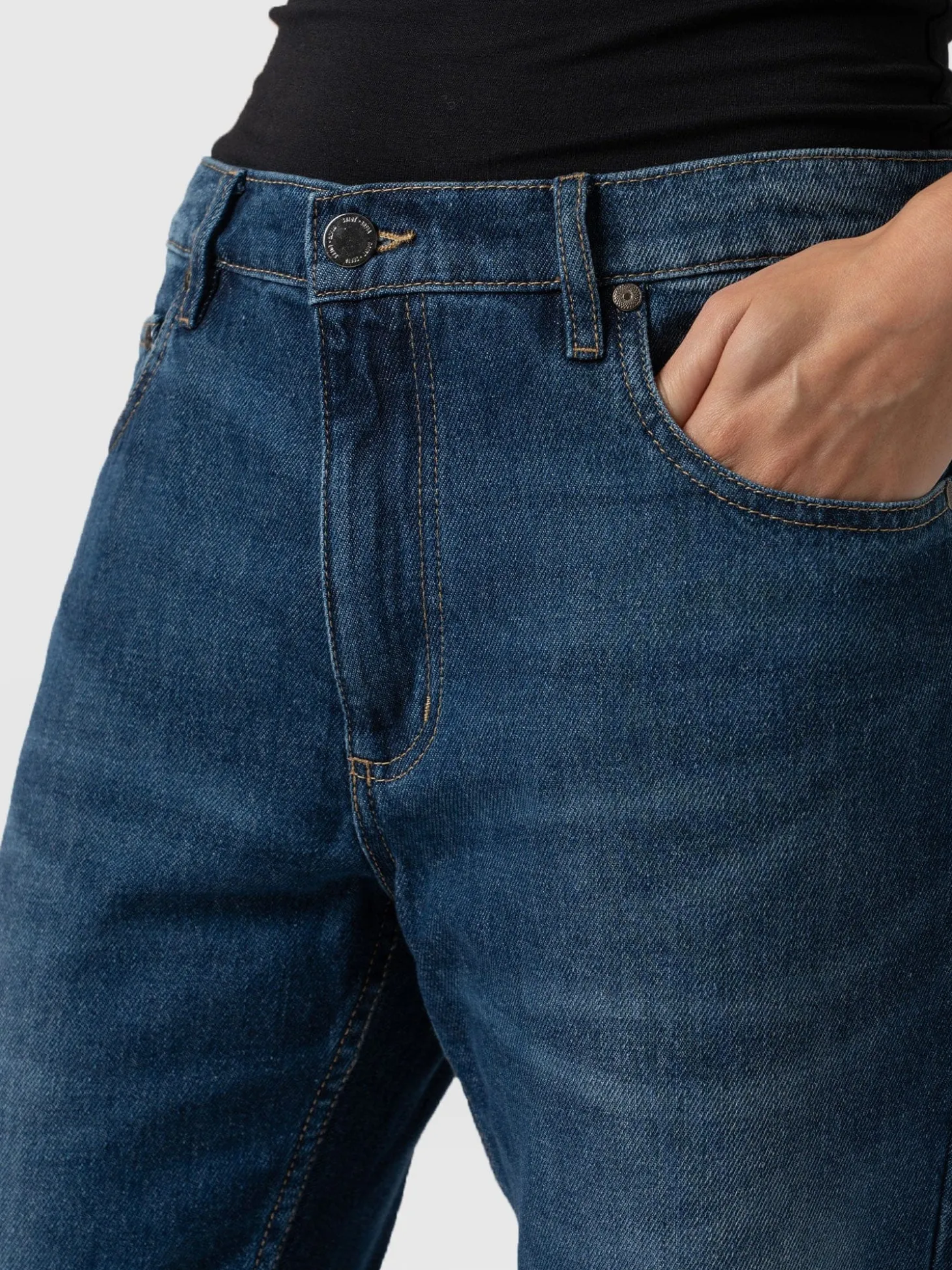 Boyfriend Jeans - Mid Blue