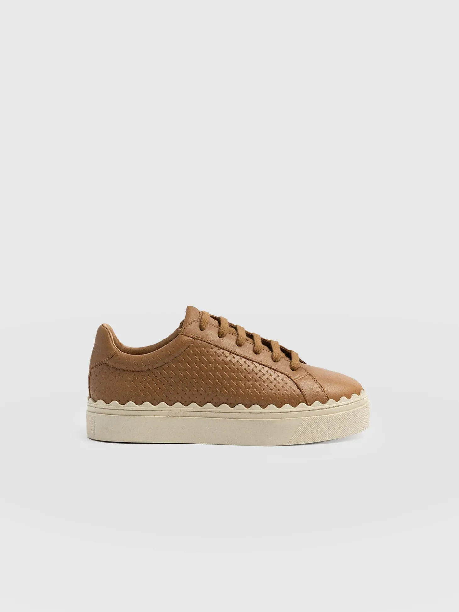 Brook Scallop Sneaker - Tan