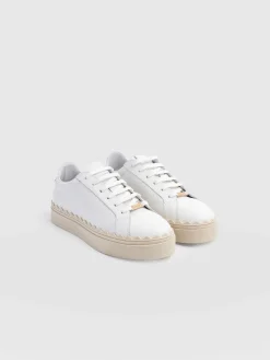 Brook Scallop Sneaker - White