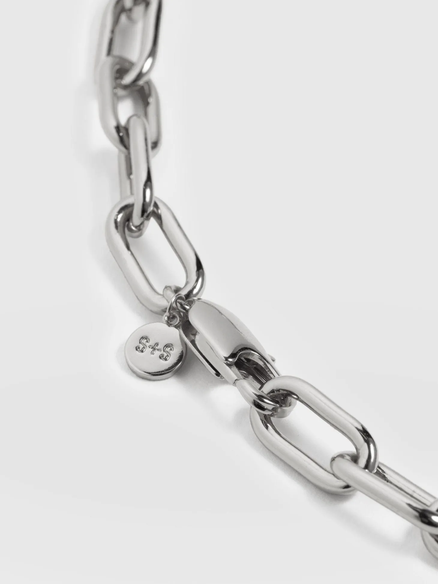 Cable Chain Necklace - Silver