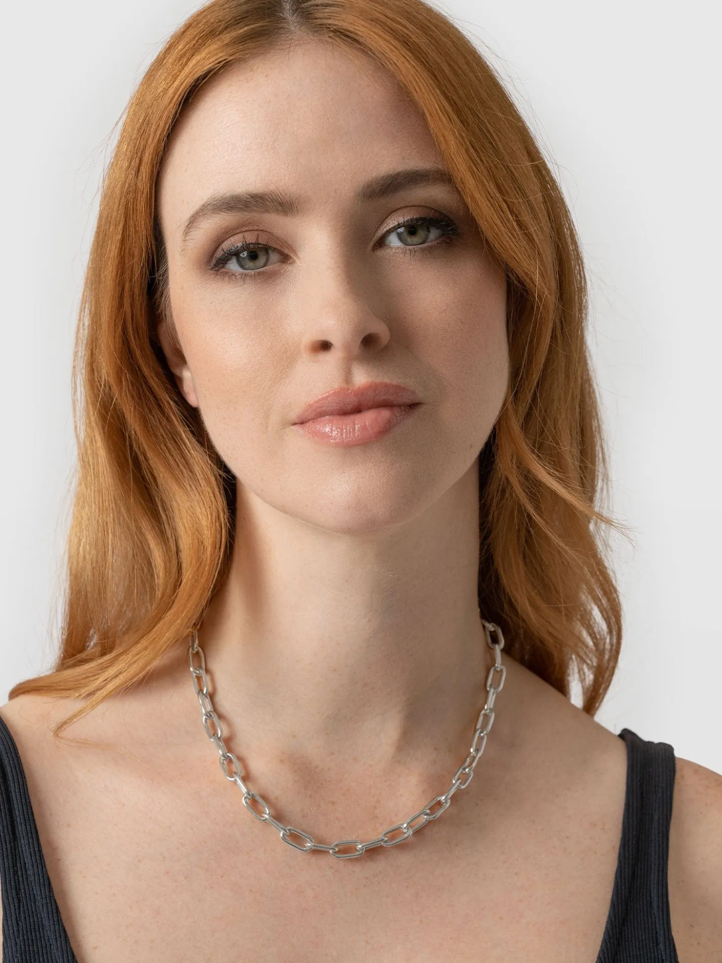 Cable Chain Necklace - Silver