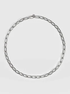 Cable Chain Necklace - Silver