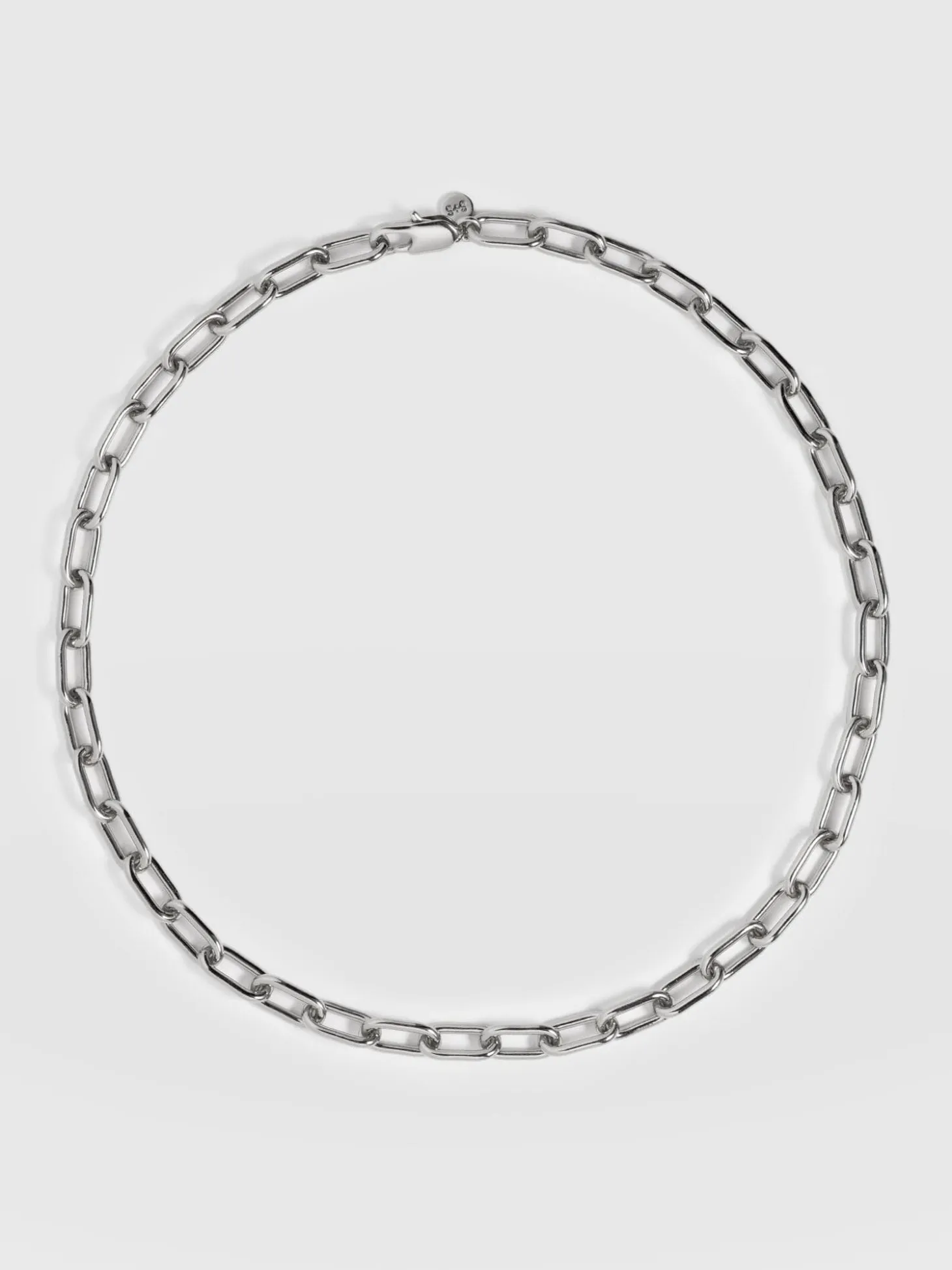 Cable Chain Necklace - Silver