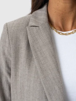 Cambridge Blazer - Brown Herringbone