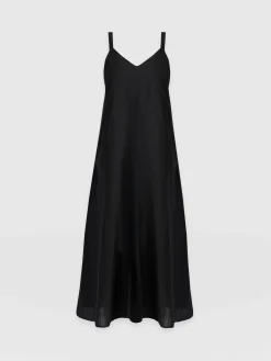 Candice A-Line Dress - Black