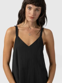 Candice A-Line Dress - Black