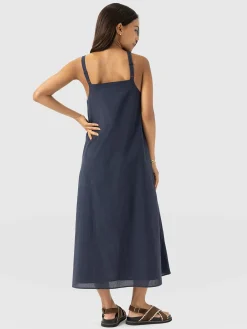 Candice A - Line Dress - Navy