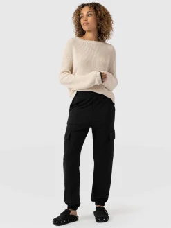 Cargo Tapered Pant - Black