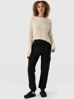 Cargo Tapered Pant - Black