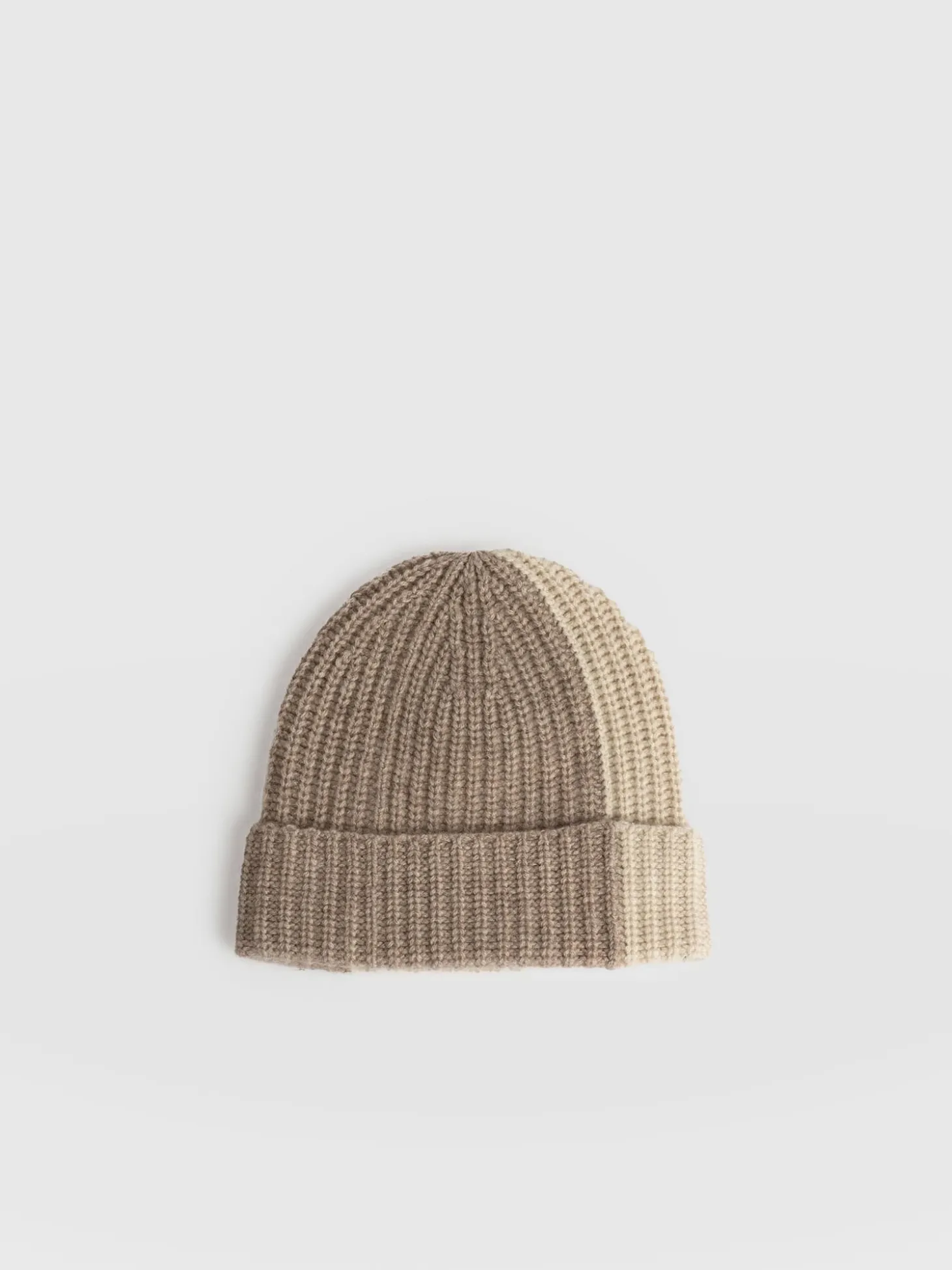 Cashmere Beanie - Cream/Beige