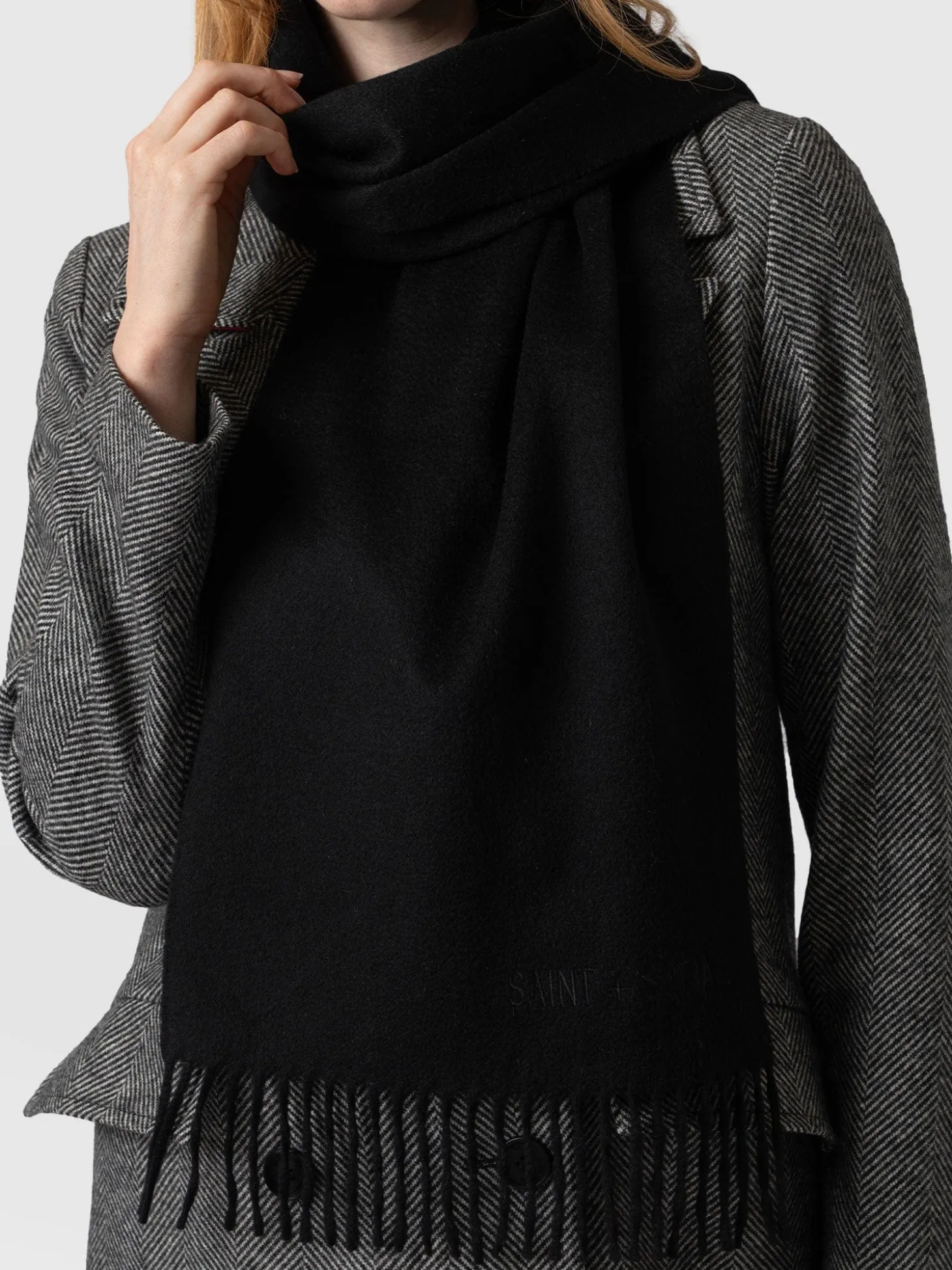 Cashmere Scarf - Black