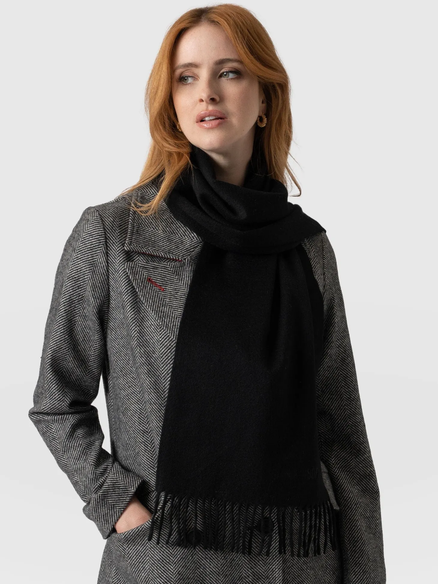 Cashmere Scarf - Black