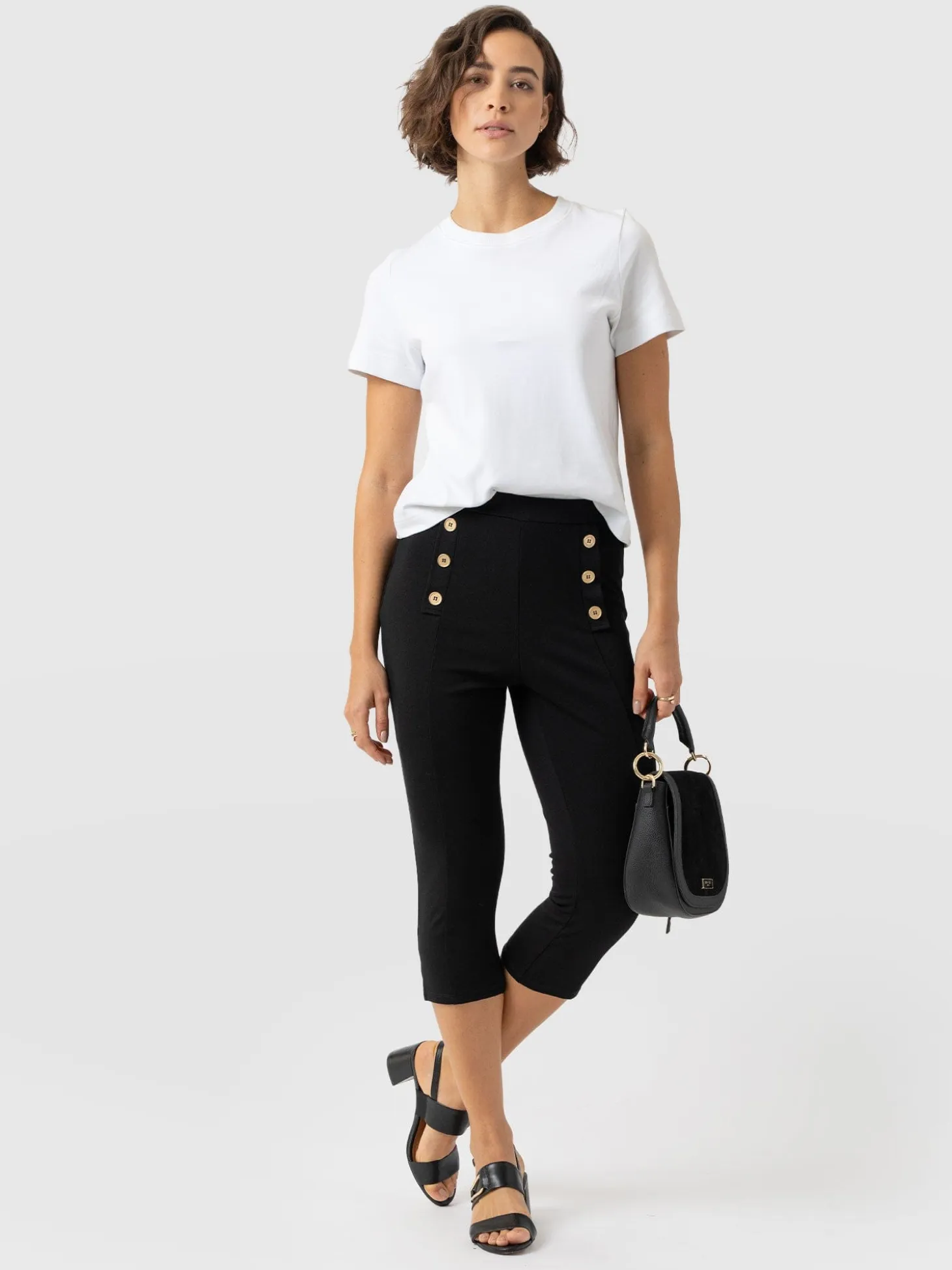 Chelsea Capri Legging - Black