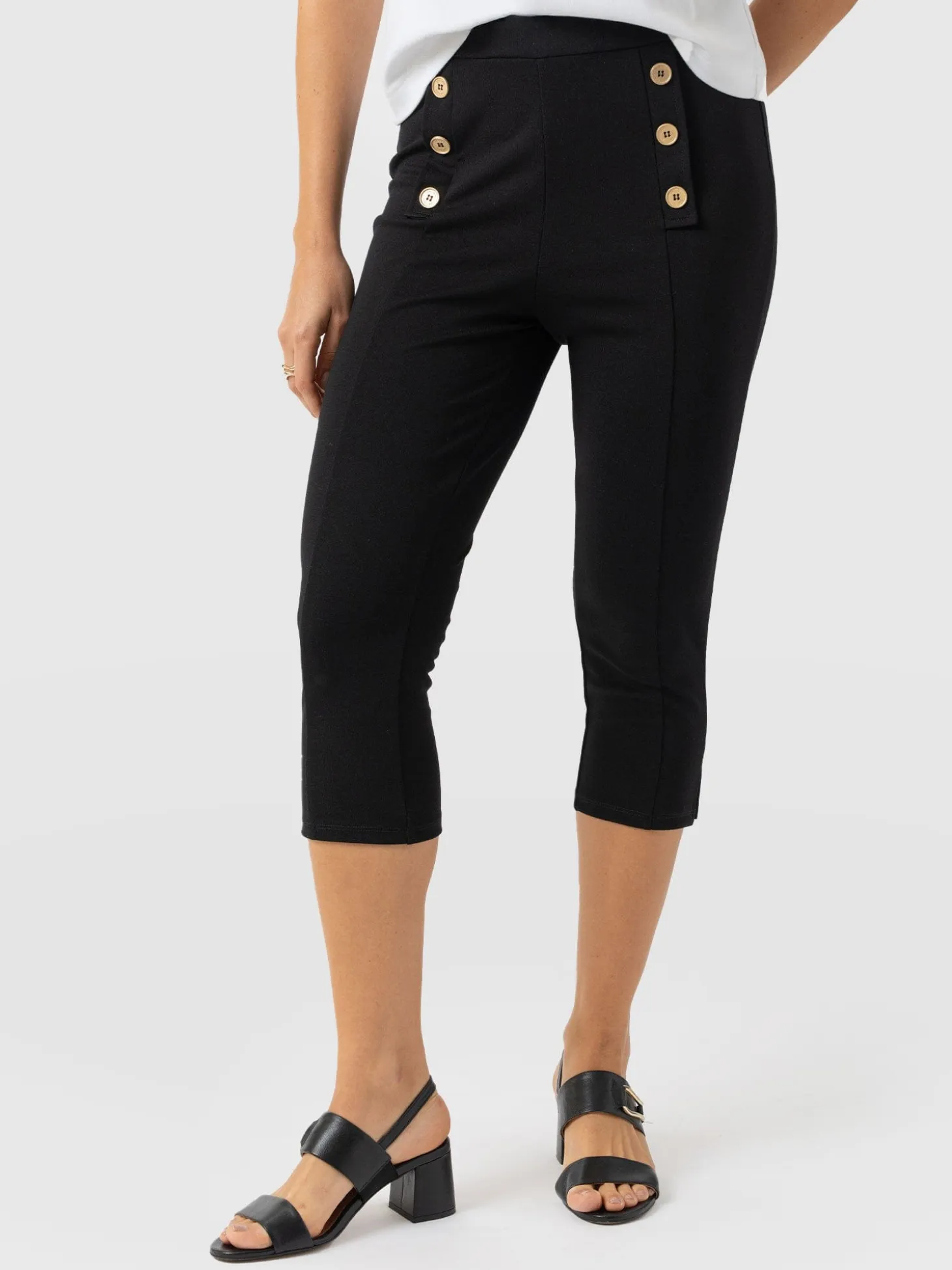 Chelsea Capri Legging - Black