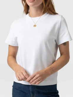 Chelsea Crew Neck Tee - White