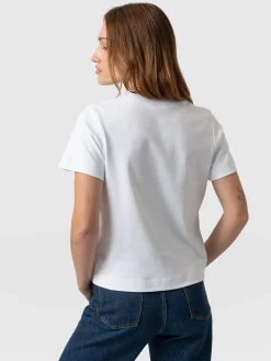 Chelsea Crew Neck Tee - White