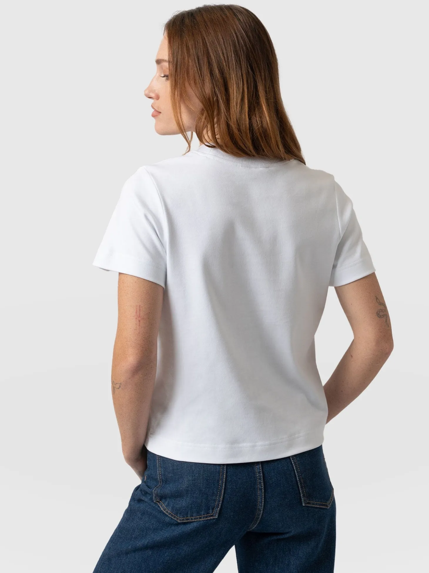 Chelsea Crew Neck Tee - White