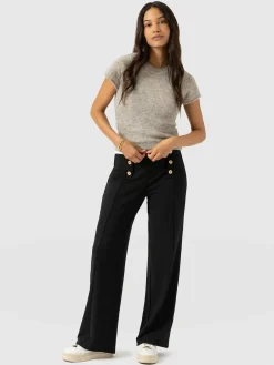 Chelsea Pant - Black Jersey