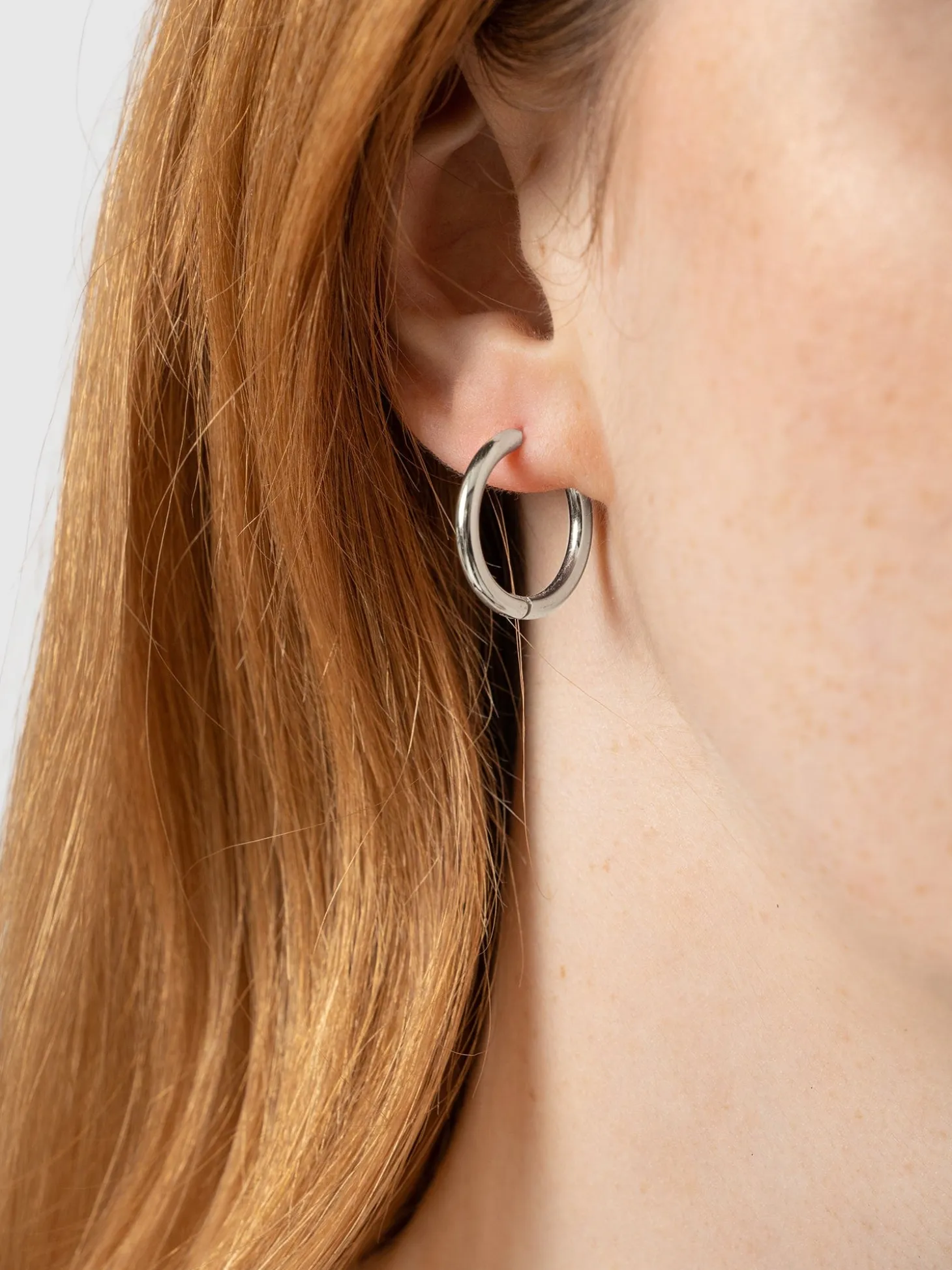 Classic Hoop Earrings - Silver