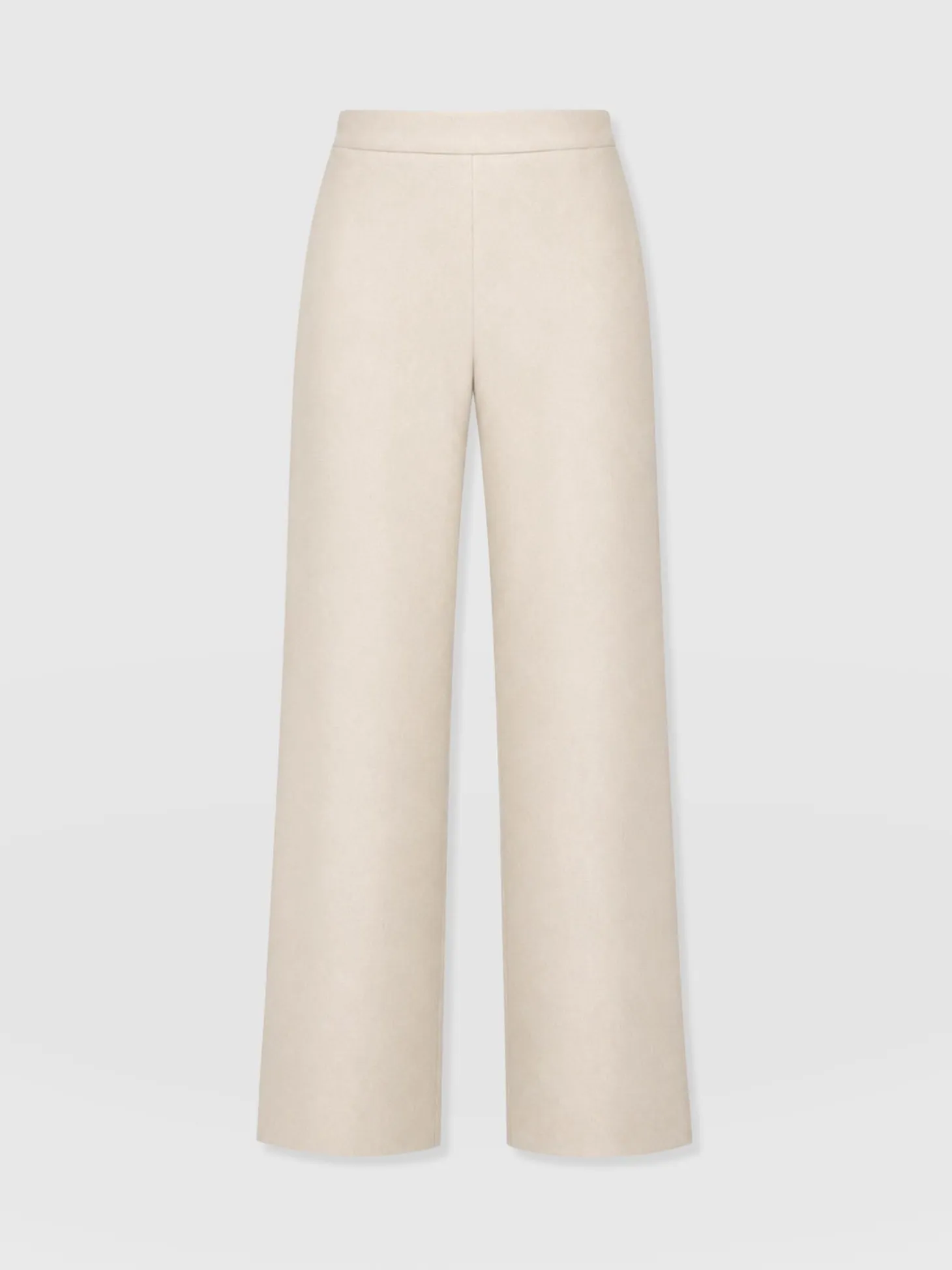Corinne Wide Leg Linen Pant - Oatmeal