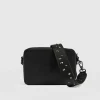 Cross Body Bag - Black Studded