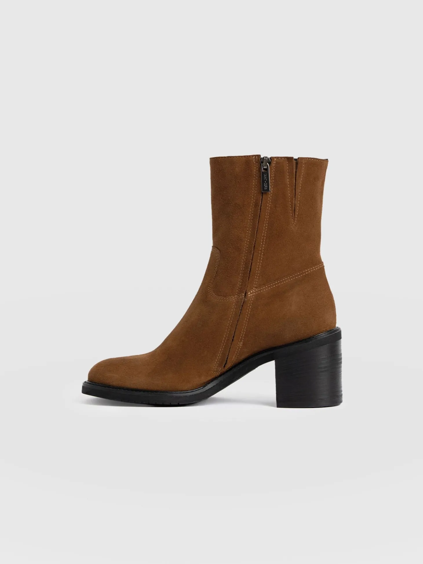Dakota Ankle Boot - Camel Suede