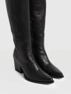 Dallas Knee High Boot - Black