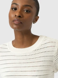 Ester Short Sleeve Knit - Cream