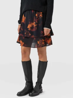 Etta Mini Layered Skirt - Autumn Floral