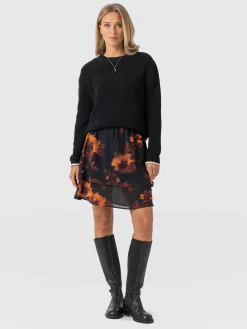 Etta Mini Layered Skirt - Autumn Floral