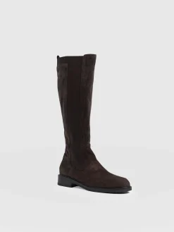 Evelyn Knee High Boot - Brown