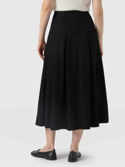 Everly Pleated Skirt - Black