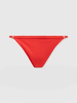 Faye Adjustable Bikini Bottom - Red