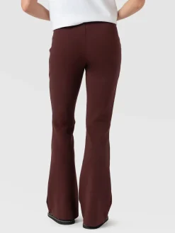 Fearne Flare Legging - Maroon