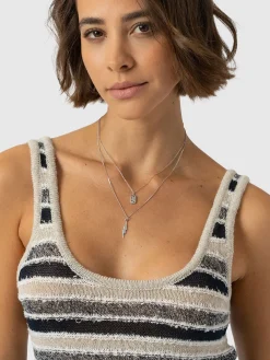 Fearne Knit Cami - Blue Stripe