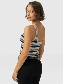 Fearne Knit Cami - Blue Stripe