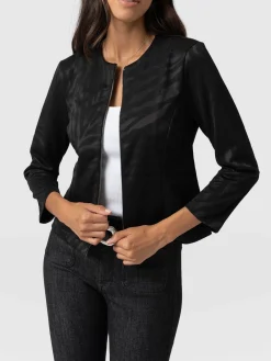 Florence Jacket - Black Zebra