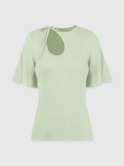 Freya Tie Tee - Mint