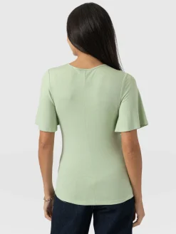 Freya Tie Tee - Mint