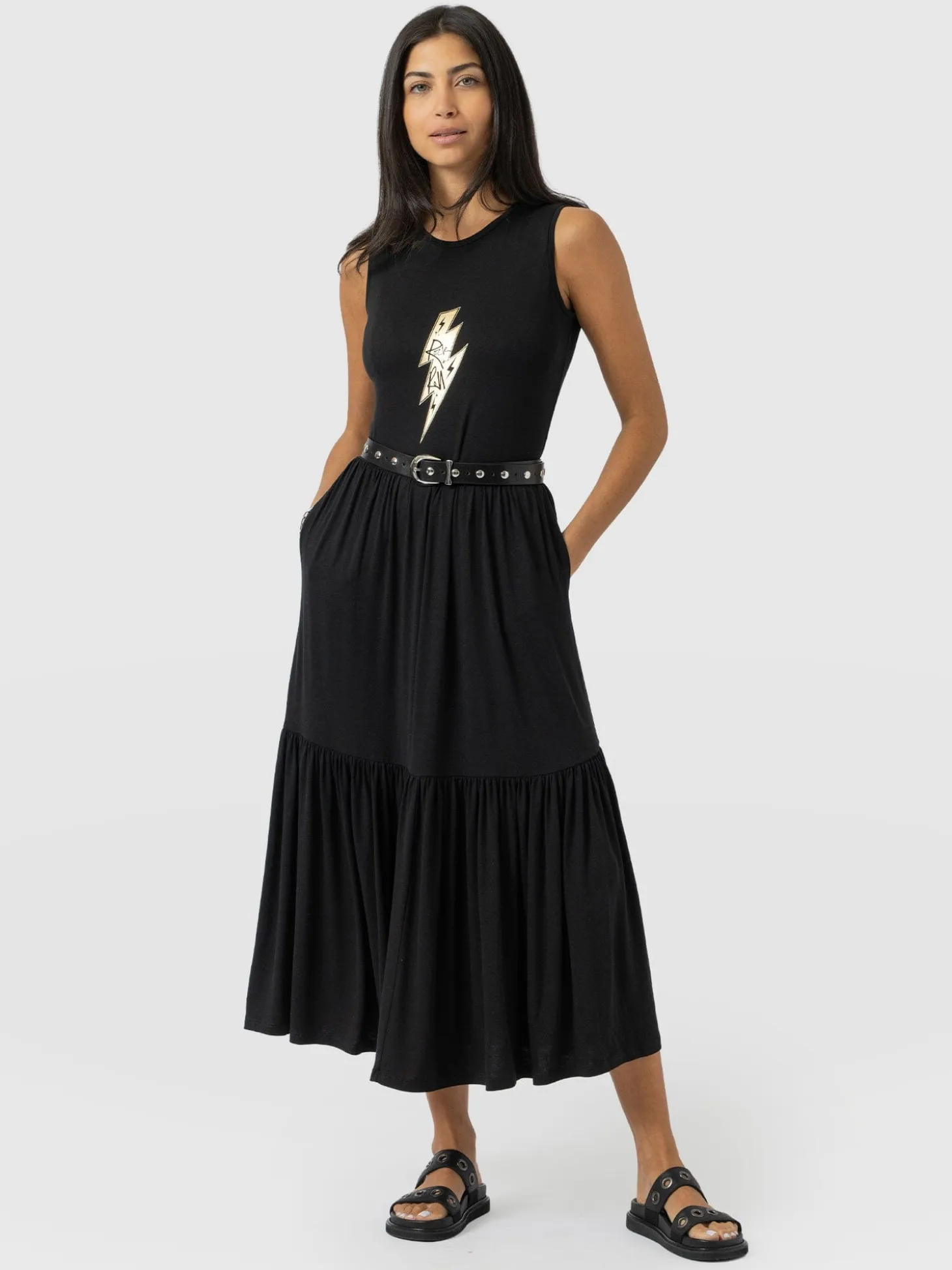 Greenwich Dress - Black Rock n Roll