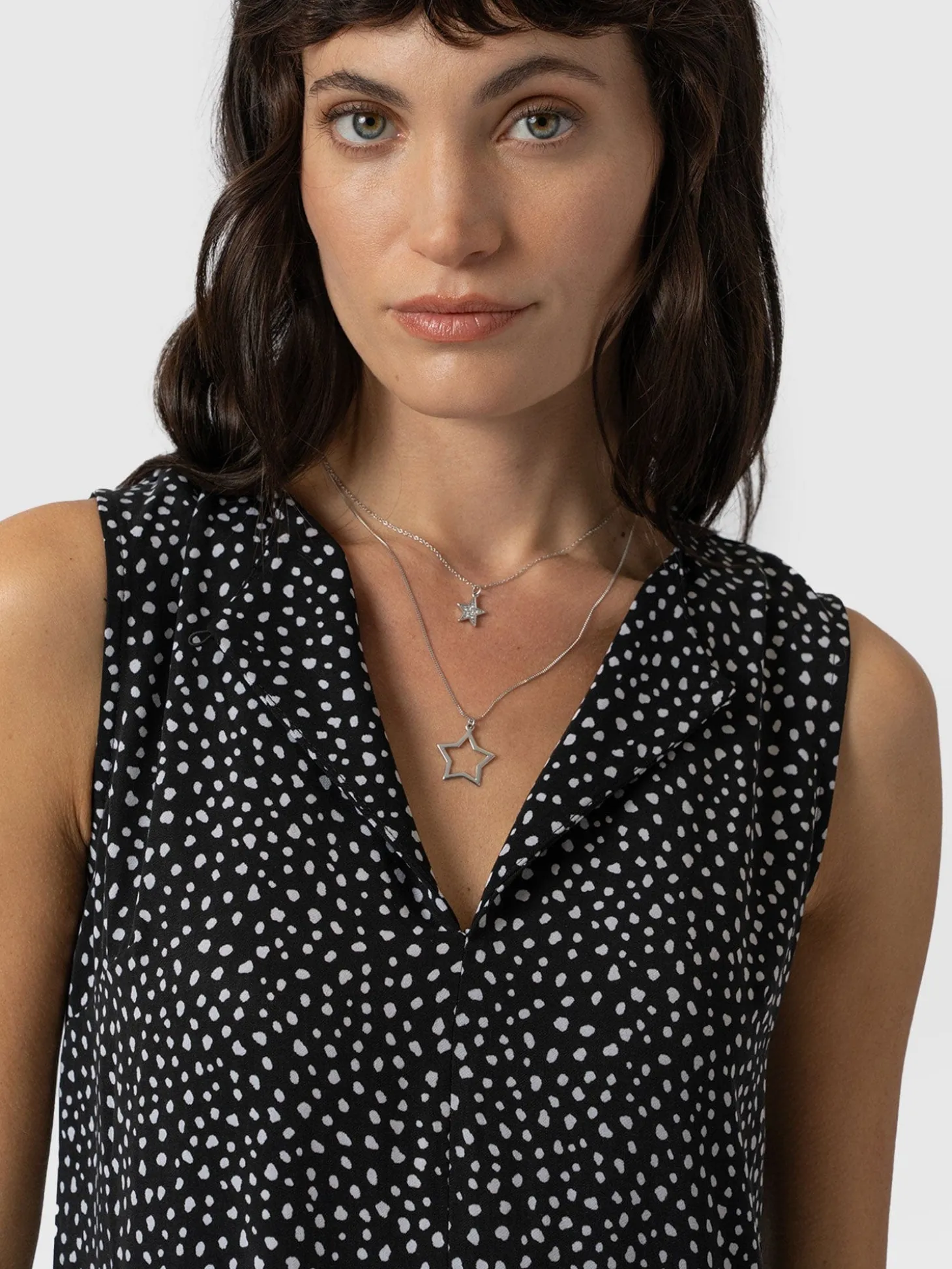 Greenwich Dress - Black Spot