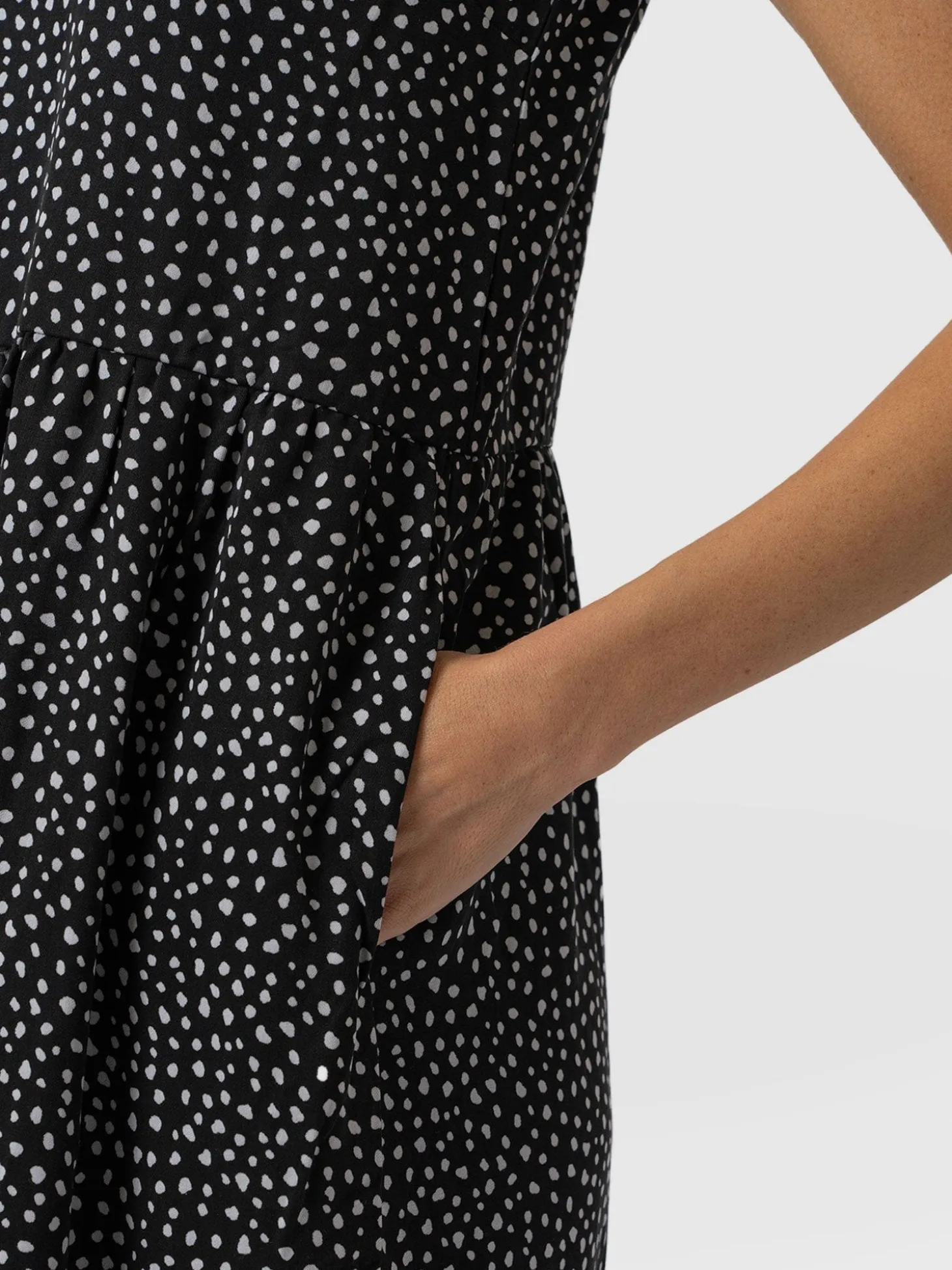 Greenwich Dress - Black Spot
