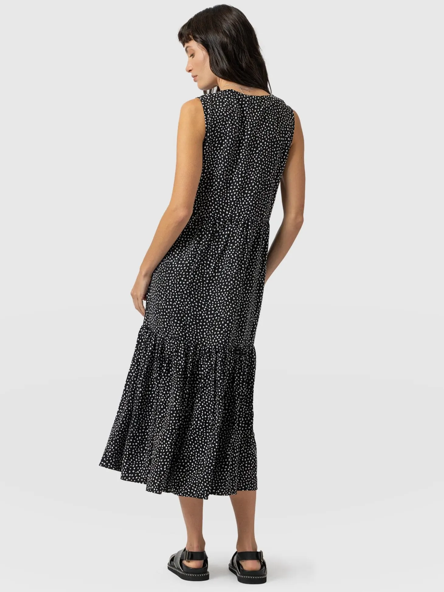 Greenwich Dress - Black Spot