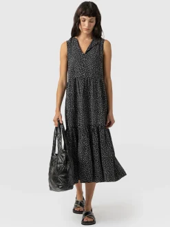Greenwich Dress - Black Spot