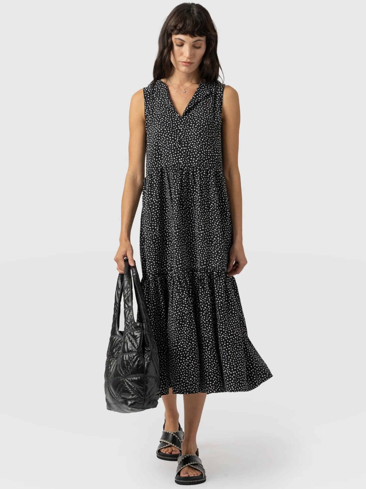Greenwich Dress - Black Spot
